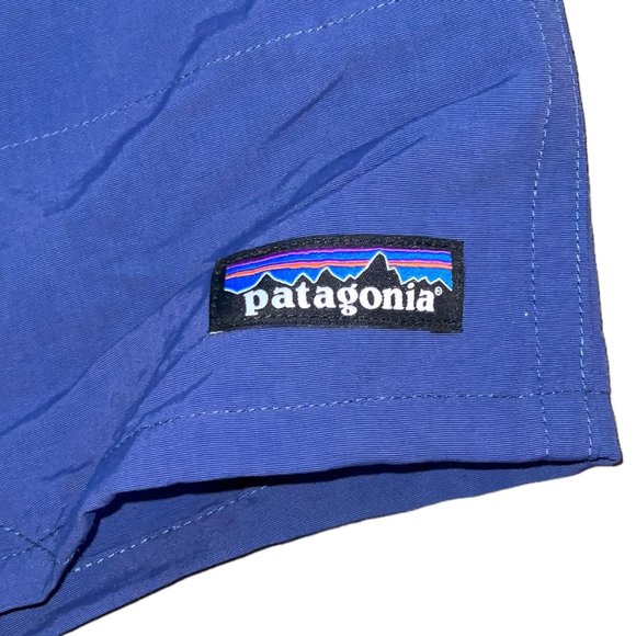 Men's‎ Patagonia Blue 6" Nylon Bathing Suit Swim Trunks Fully Lined Size XXL - Picture 2 of 5